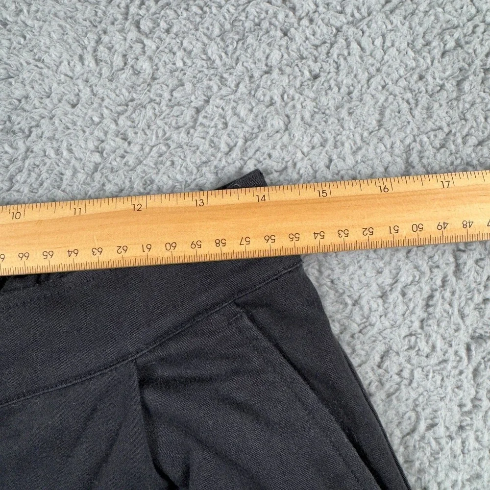 Alo Yoga Pursuit Trouser Pants Womens Black Wide Leg High Waist‎ Athleisure 28